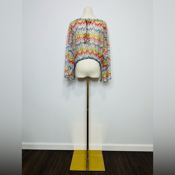 Missoni ZigZag Printed Drawstring Beach Top - Picture 7 of 11